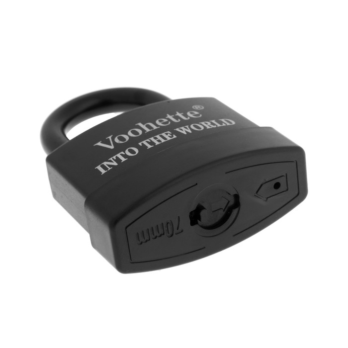 Замок навесной, 70 мм, медный цилиндр, влагозащищенный, короткая дужка, 3 ключа МИКС Замок навесной, 70 мм, медный цилиндр, влагозащищенный, короткая дужка, 3 ключа МИКС