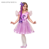 Карнавальный костюм &laquo;Сумеречная Искорка&raquo;, платье, заколка-волосы, р. 30, рост 116 см