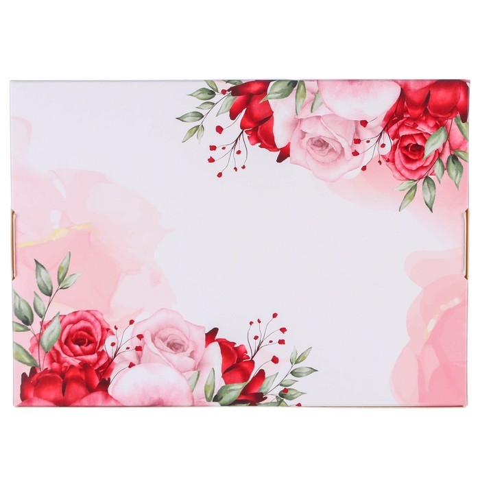 Подарочная коробка, складная "8 Марта" 16х23х7.5 см, Минни Маус