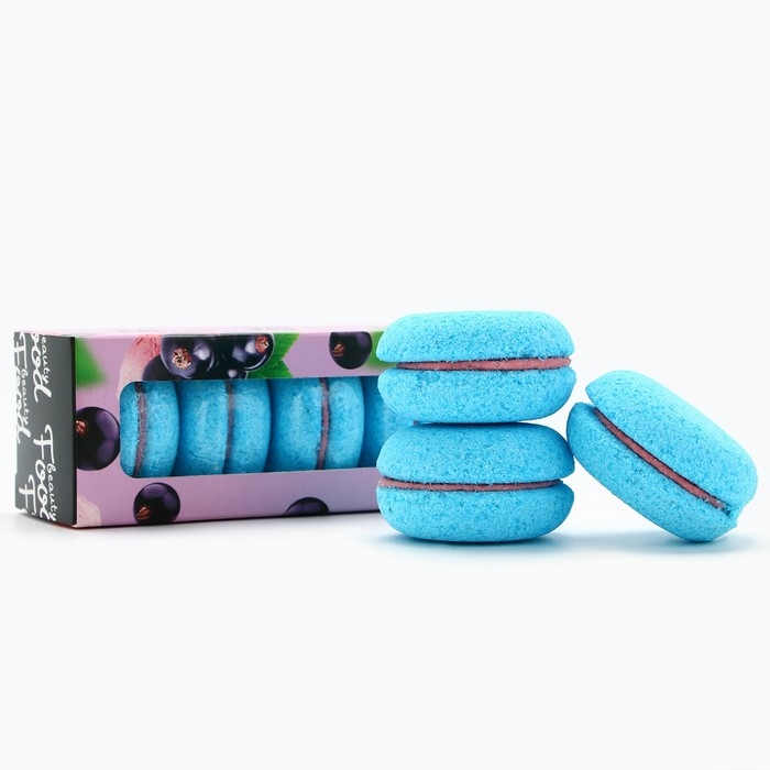 Подарочный набор косметики &laquo;Смородиновый сорбет&raquo;, бомбочки для ванны, 4 х 50 г, BEAUTY FOOD