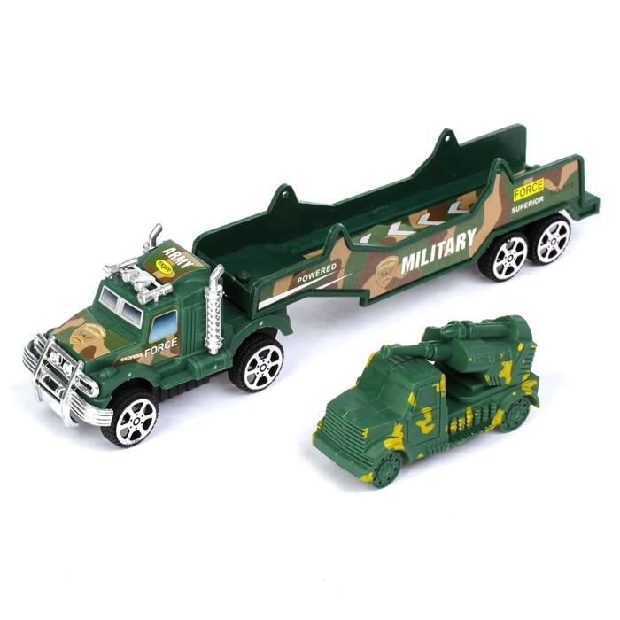 Грузовик инерционый «Военный», цвета МИКС Грузовик инерционый «Военный», цвета МИКС