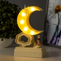 Ночник "Ночка" 5хLED 4000К 2хАА слоновая кость 20х12х5,5см RISALUX Ночник "Ночка" 5хLED 4000К 2хАА слоновая кость 20х12х5,5см RISALUX