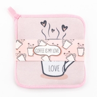 Набор кухонный "Coffee" прихватка, подставка под горячее