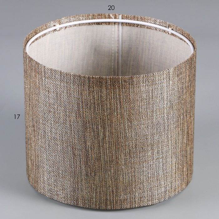 Абажур Е27 серый 20х20х16,5 см Абажур Е27 серый 20х20х16,5 см