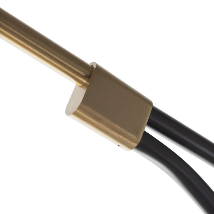 Торшер 19067/1 E27 40Вт черно-золотой 110х35х195 см