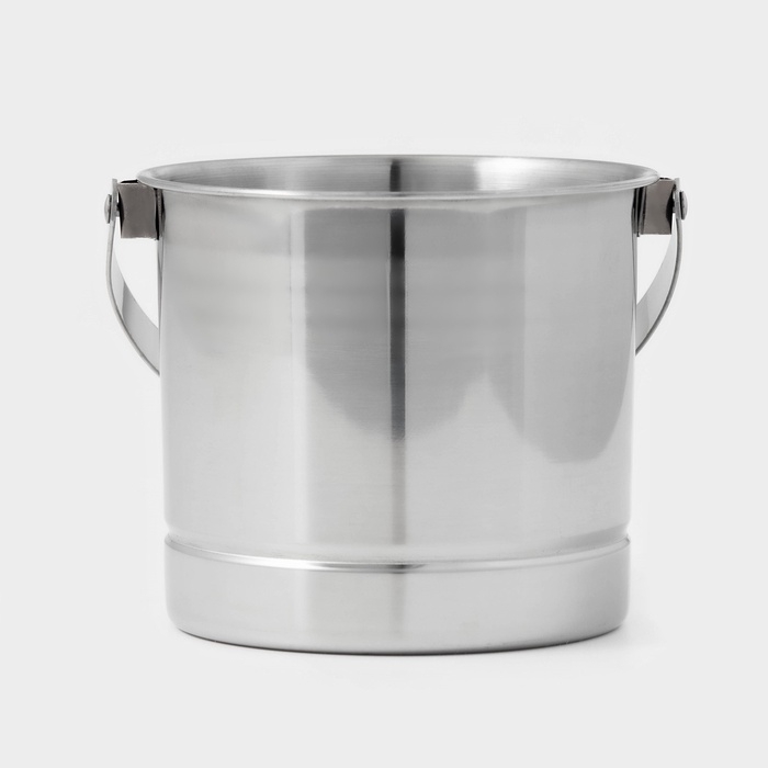 Ведро для льда из нержавеющей стали, 1,3 л, 14,5×12,5 см Ведро для льда из нержавеющей стали, 1,3 л, 14,5×12,5 см