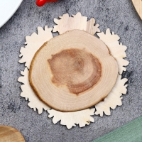 Подставка под горячее &laquo;Букет ромашек&raquo;, D=12 см, можжевельник