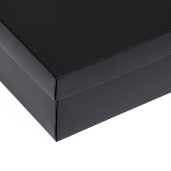 Коробка подарочная складная, упаковка, &laquo;Чёрная&raquo;, 21 х 15 х 7 см