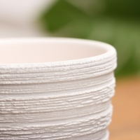 Горшок цветочный "Букле" серый крокус №1, 0,7 л