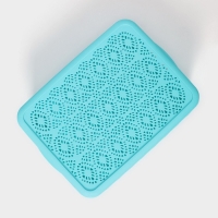 Контейнер для хранения с крышкой «Ажур», пластик, 35×27×12 см, цвет МИКС Контейнер для хранения с крышкой «Ажур», пластик, 35×27×12 см, цвет МИКС