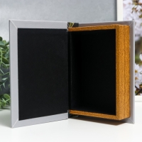 Шкатулка-книга дерево кожзам "Игуана" 18х13х4 см Шкатулка-книга дерево кожзам "Игуана" 18х13х4 см