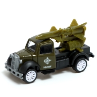 Машина металлическая &laquo;Военная техника&raquo;, инерция, 1:64, цвет МИКС, на блистере