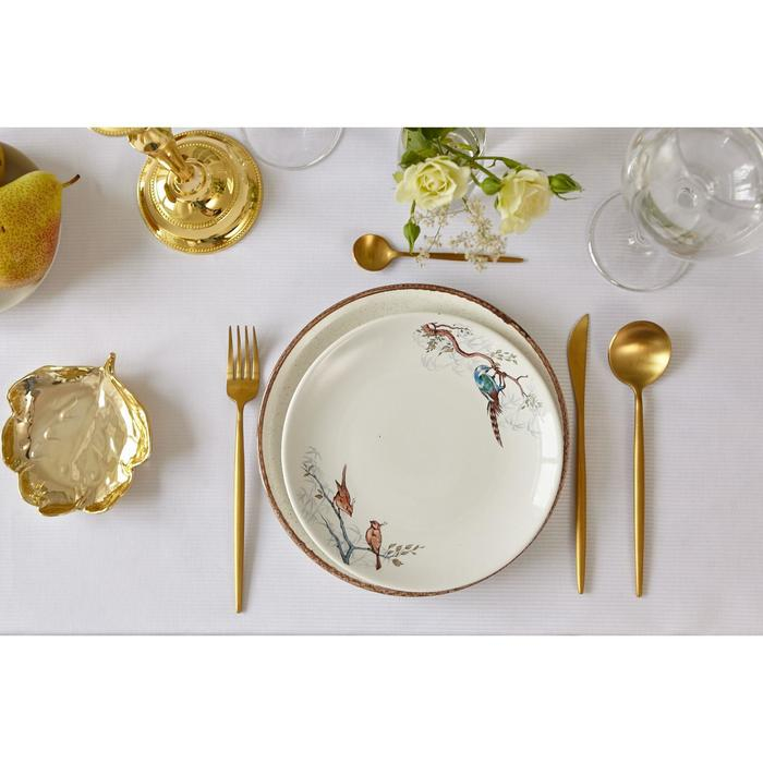 Скатерть Этель Lines 150*110 +/-3см, цв.белый, пл. 192 г/м2, хл с ВГМО