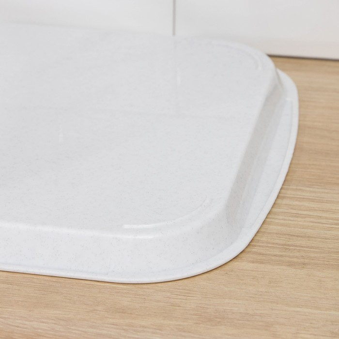 Поднос, 47×35 см, цвет мраморный Поднос, 47×35 см, цвет мраморный