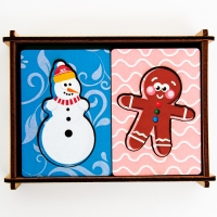 Досочки Сегена &laquo;Зимние&raquo;, 18 элементов