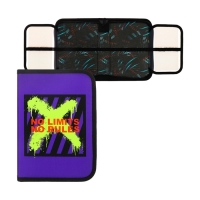 Пенал 1 секция, 140 х 200 х 40 мм, 2 откидные планки, тканевый, ПКТ 09-20-1 "Вне правил" Пенал 1 секция, 140 х 200 х 40 мм, 2 откидные планки, тканевый, ПКТ 09-20-1 "Вне правил"