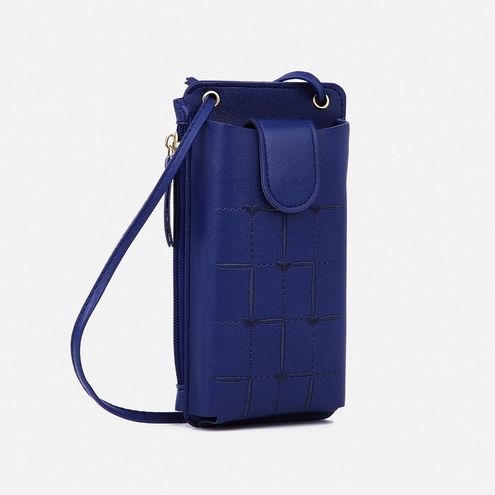 Сумка детская на магните, длинный ремень, цвет синий Сумка детская на магните, длинный ремень, цвет синий