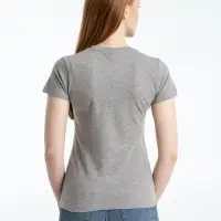 Футболка женская «Ты у меня вот здесь», серый меланж, размер L Футболка женская «Ты у меня вот здесь», серый меланж, размер L