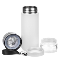 Термос для чая и кофе, 500 мл, с колбой, сохраняет тепло до 8 ч, белый