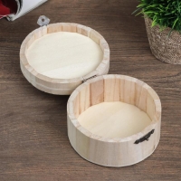 Шкатулка для росписи дерево круглая "Бочка" 5,3х10,2х10,2 см Шкатулка для росписи дерево круглая "Бочка" 5,3х10,2х10,2 см