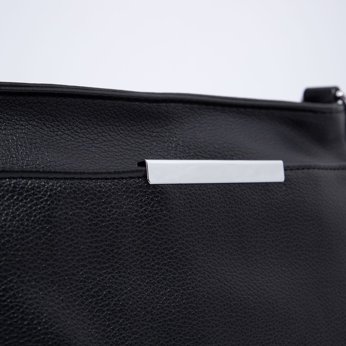 Сумка кросс-боди на молнии, цвет чёрный Сумка кросс-боди на молнии, цвет чёрный