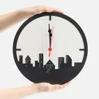 Часы &laquo;Города&raquo;, черные