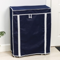 Обувница, 4 яруса, 57&times;28&times;72 см, цвет синий