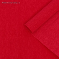Бумага гофрированная, 980 "Красно-оранжевая (мандариновая)", 0,5 х 2,5 м