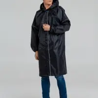 Дождевик со светоотражающими элементами Rainman Blink, темно-синий, размер S Дождевик со светоотражающими элементами Rainman Blink, темно-синий, размер S