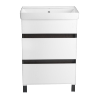 Комплект мебели для ванной: Тумба "Киото 60" + раковина "Томь", 44 х 58 х 82 см Комплект мебели для ванной: Тумба "Киото 60" + раковина "Томь", 44 х 58 х 82 см