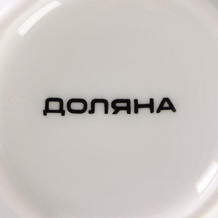 Кружка фарфоровая Доляна &laquo;Тигр&raquo;, 350 мл