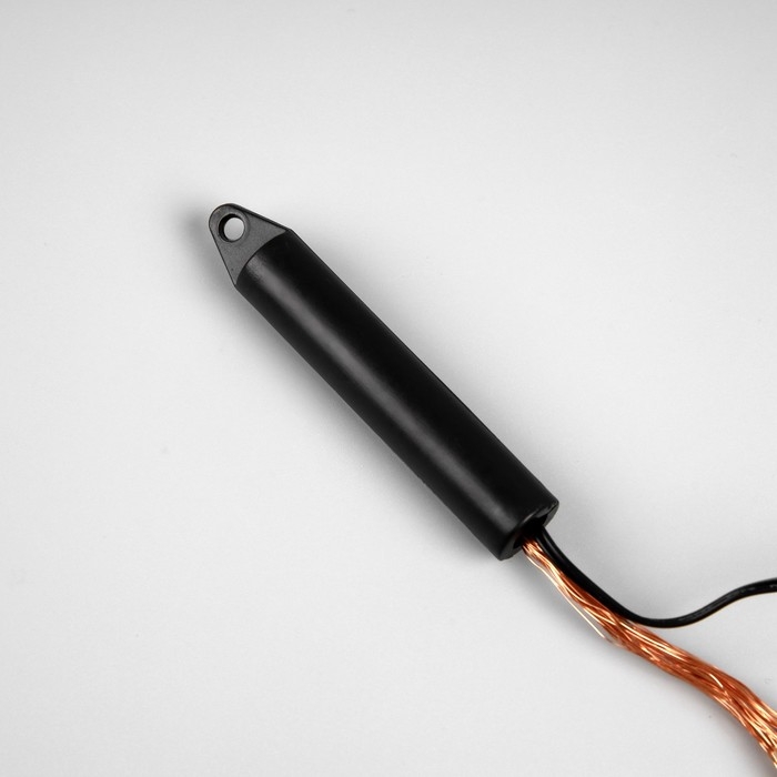 Гирлянда &laquo;Конский хвост&raquo; 20 нитей по 2 м, нить медная, 400 LED, 12 В, блок питания в комплекте, фиксинг, свечение белое