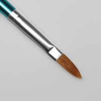 Кисть для наращивания и дизайна ногтей, двусторонняя, лепесток/точечная, 18 см, цвет радужный Кисть для наращивания и дизайна ногтей, двусторонняя, лепесток/точечная, 18 см, цвет радужный