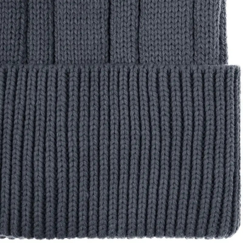 Шапка Knit Beat, серая (графит) Шапка Knit Beat, серая (графит)