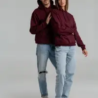 Толстовка с капюшоном Snake II бордовая, размер XL