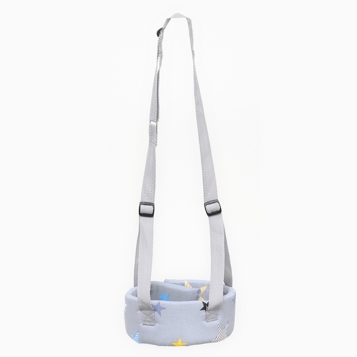 Вожжи детские №1, Звезды, цвет серый Вожжи детские №1, Звезды, цвет серый