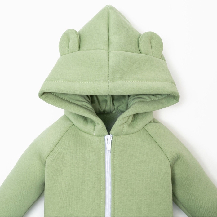 Костюм: толстовка и брюки Крошка, Я BASIC LINE, рост 80-86 см, зелёный