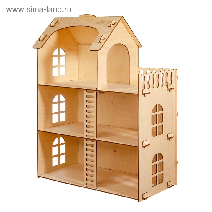 Домик из берёзовой фанеры &laquo;Забава&raquo; без мебели