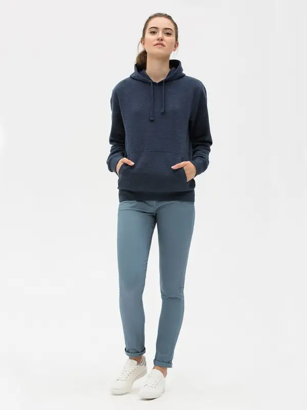 Толстовка унисекс Spencer синий меланж, размер XS