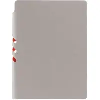 Ежедневник Flexpen, недатированный, серебристо-оранжевый Ежедневник Flexpen, недатированный, серебристо-оранжевый