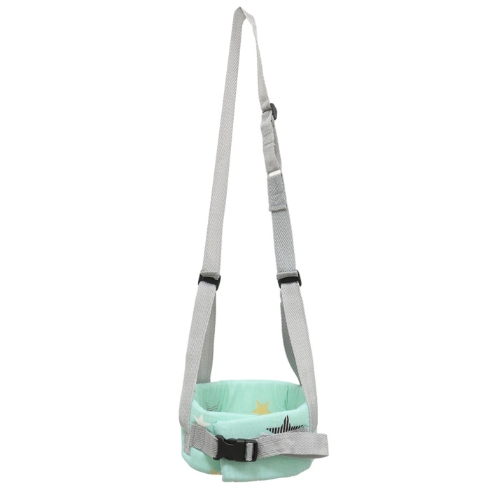 Вожжи детские №1, Мятные звезды, цвет бирюзовый Вожжи детские №1, Мятные звезды, цвет бирюзовый