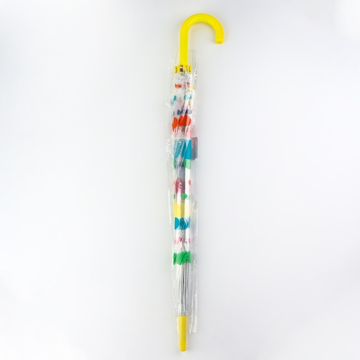 Зонт - трость полуавтоматический &laquo;Круг&raquo;, 8 спиц, R = 45/53 см, D = 106 см, разноцветный