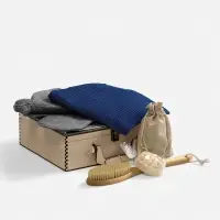 Банный набор Great Heat Therapy, мужской, темно-синий