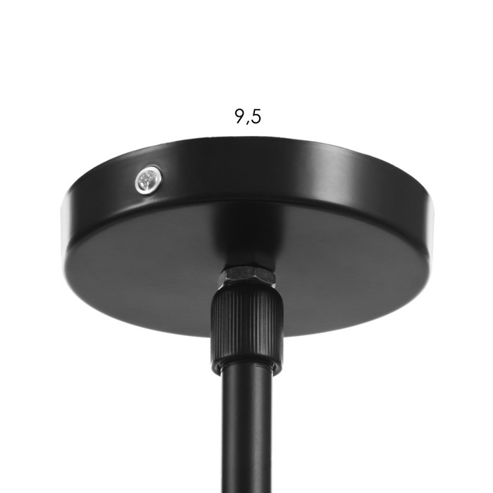 Люстра Люстра "Орнео" LED 24Вт 6000К черный 30х30х30-60 см