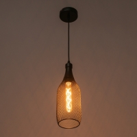 Люстра "Бокал" 1х60Вт Е27 Чёрный