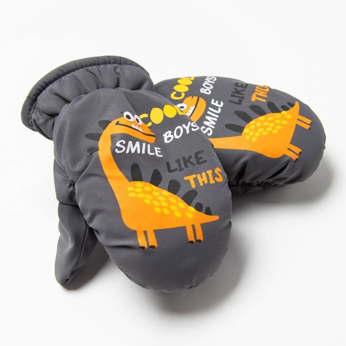 Варежки детские, цвет чёрный, размер 16 (8-10 лет) Варежки детские, цвет чёрный, размер 16 (8-10 лет)