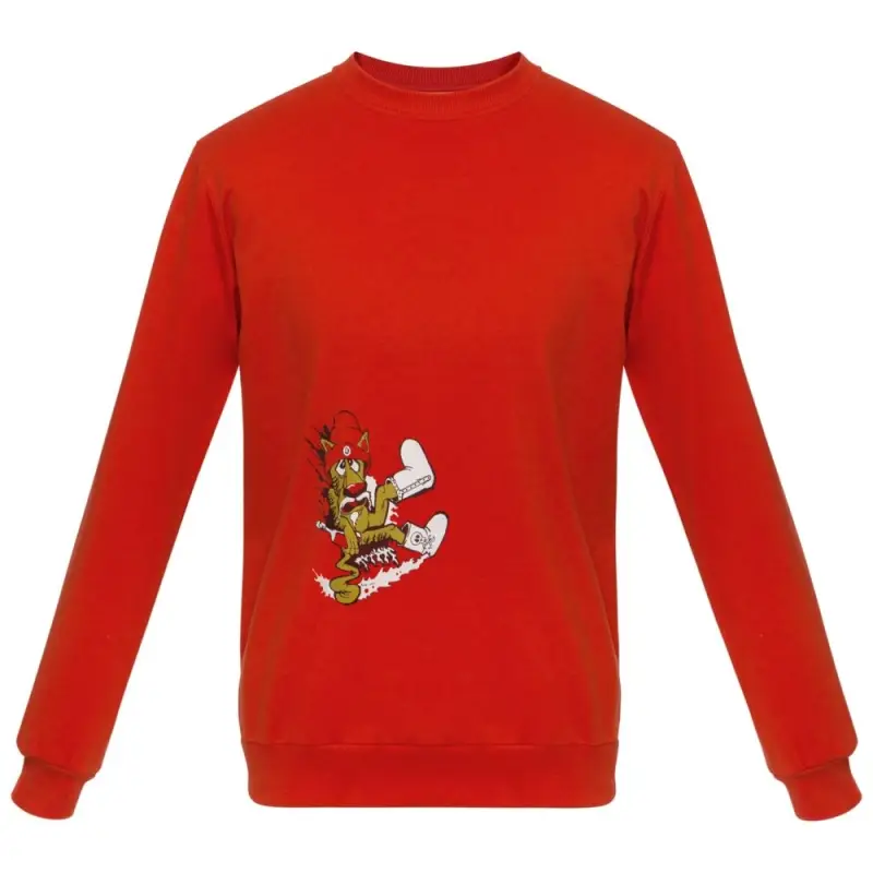 Толстовка &laquo;Ну, накати!&raquo;, красная, размер S