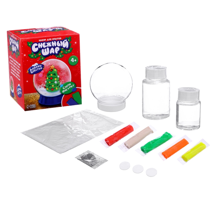 Набор для опытов «Снежный шар: Ёлка» Набор для опытов «Снежный шар: Ёлка»