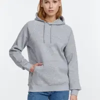 Толстовка унисекс Stellar, серый меланж, размер M