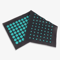 Ипликатор-коврик, основа спанбонд, 140 модулей, 28 × 64 см цвет тёмно-серый/бирюзовый Ипликатор-коврик, основа спанбонд, 140 модулей, 28 × 64 см цвет тёмно-серый/бирюзовый